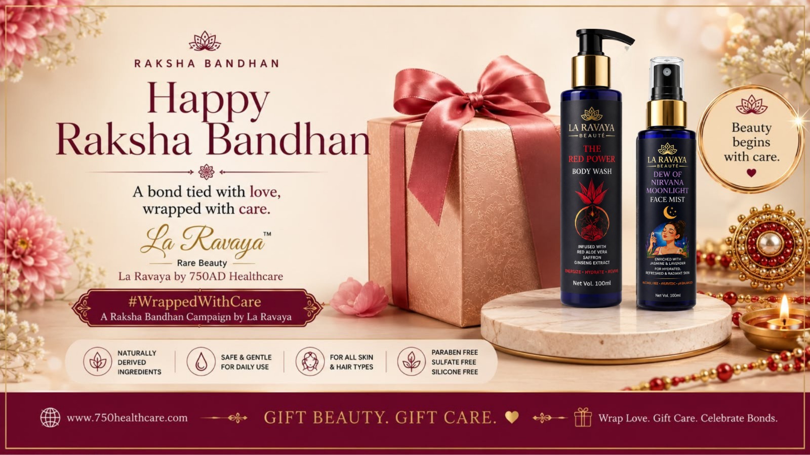 La Ravaya Celebrates Raksha Bandhan with #WrappedWithCare Campaign